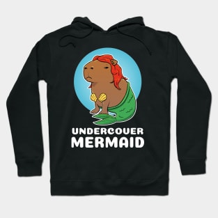 Undercover Mermaid Capybara Costume Hoodie